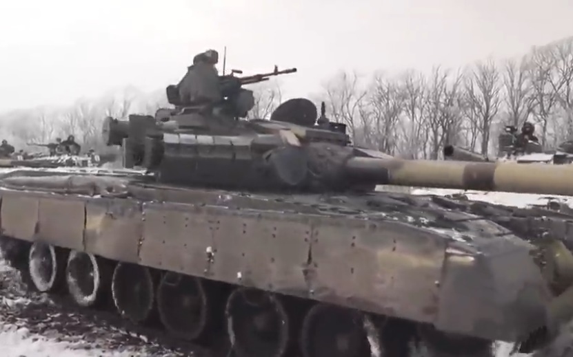 Bên trong căn cứ của lực lượng xe tăng Ukraine ở miền Đông nước này